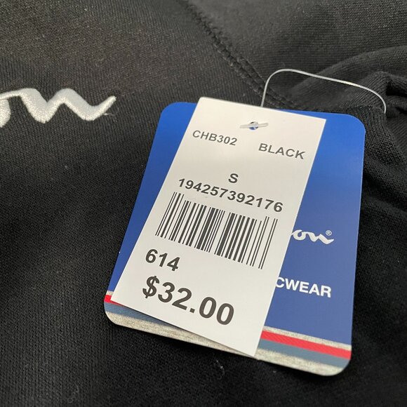 Champion Hoodie Youth Big Boys Small Fleece Script Logo Long Sleeve Black - Picture 6 of 6